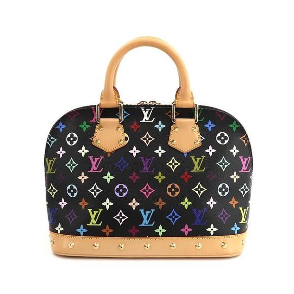 Louis Vuitton Alma PM Multicolor Monogram Handbag black - Picture 2 of 10